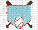 Baseball Base Plain Plaid, Baseball PNG File, Sports Sublimation Design