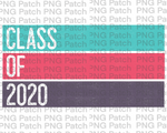 Class of 2020, Flag or Stripes, Graduation PNG File, School Sublimation Design