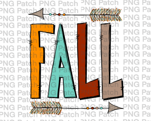 Fall, Arrows, Fall Sublimation Design, Thanksgiving PNG File
